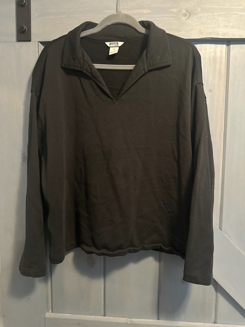 Duluth Trading Co. Collard Sweatshirt